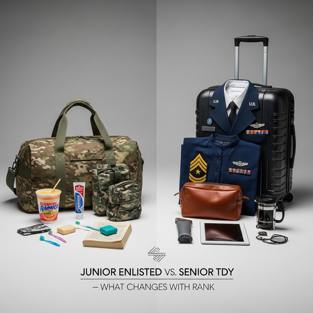 Junior Enlisted vs Senior TDY — What Changes with Rank