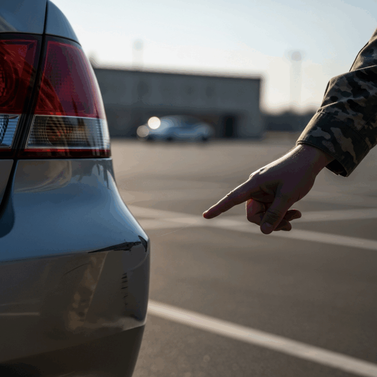 Professional photograph related to: Rental Car Damage on TDY — Who Pays and What to Do. High quality